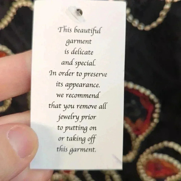 Dennis Basso Soutache Lace Jacket with Faux leather trim - Picture 3 of 10